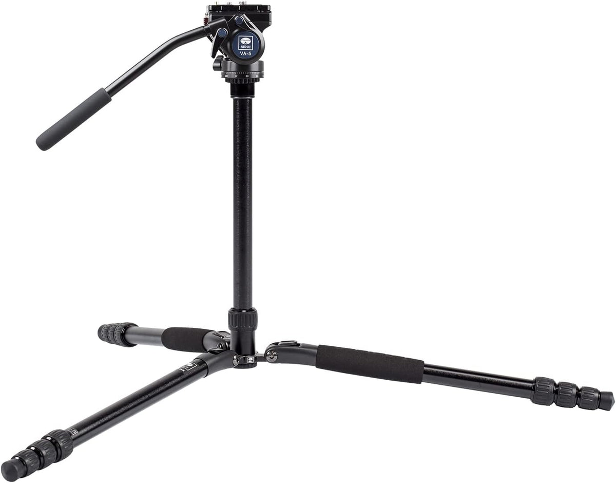 Carbon Fiber Tripod with Compact Fluid Video Head F988