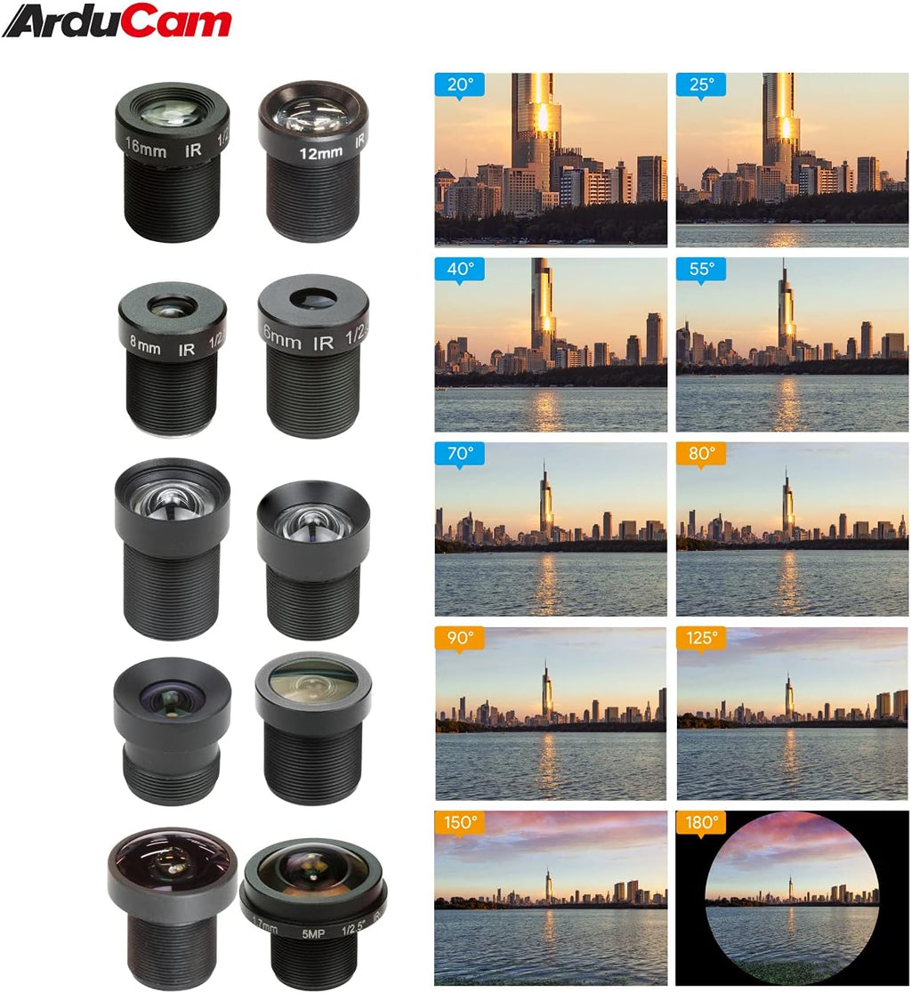 M12 Lens Set with Lens Holder and Cleaning Cloth X678751