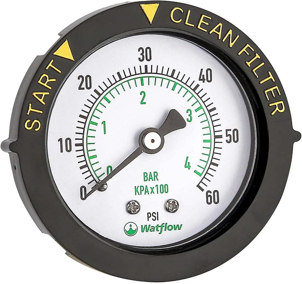 2 Dial Glycerine Filled Pool Filter Pressure Gauge S11119