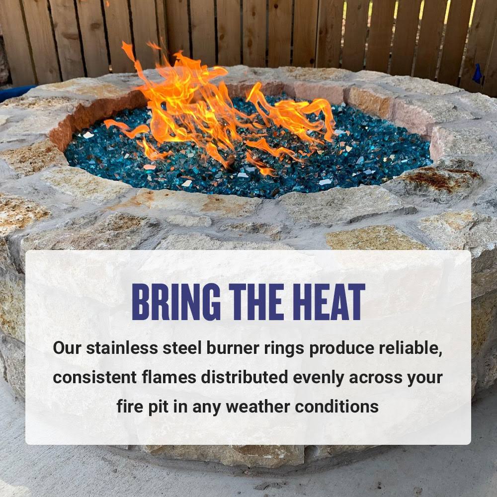 30x22 Stainless Steel Fire Pit Ring Burner M42737