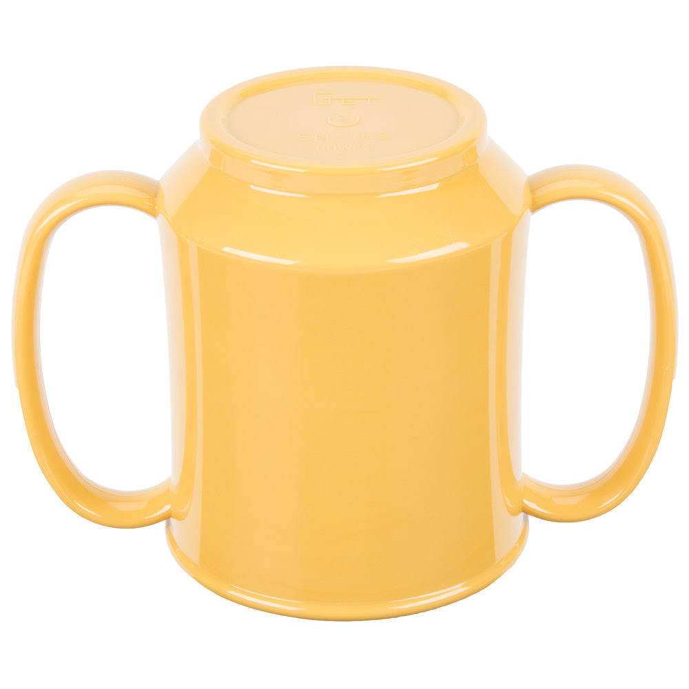 8 oz. Tropical Yellow Tritan Two Handle Mug W900651