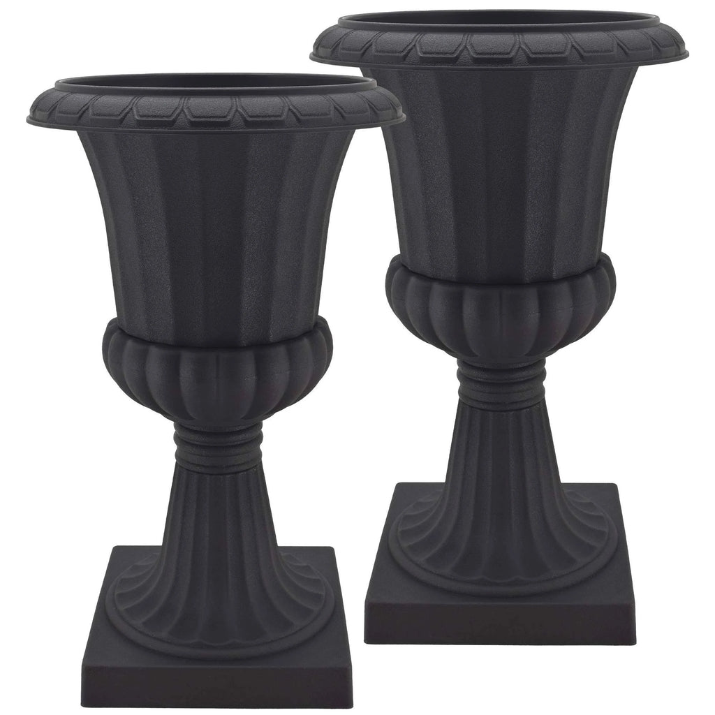 Black Plastic Urn Pack of 2 G435