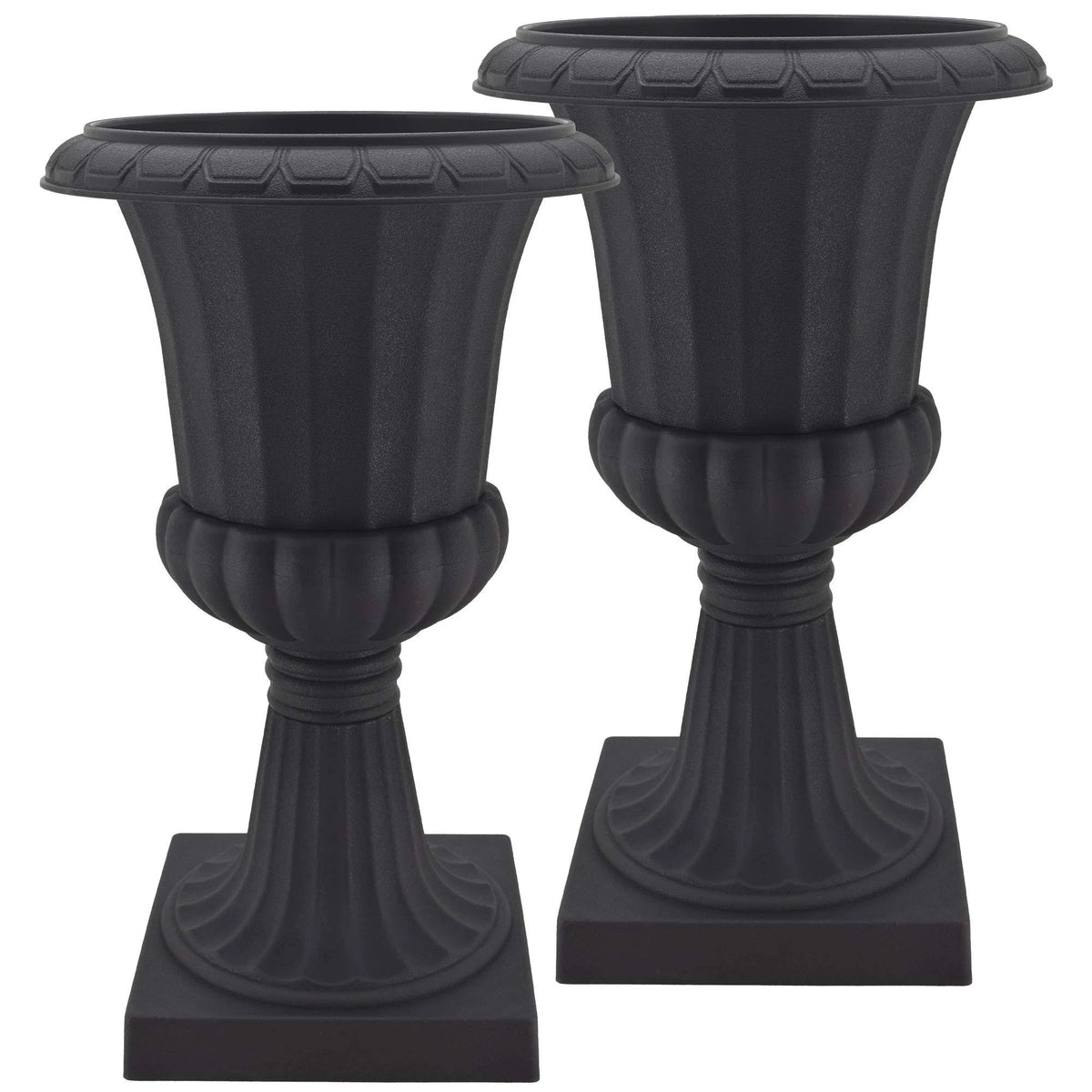 Black Plastic Urn Pack of 2 G435