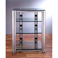 4 Shelf Glass Audio Cabinet/Rack H955