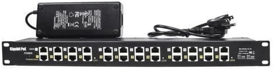12 Port Gigabit Passive PoE Injector with 24V Power Supply N547546