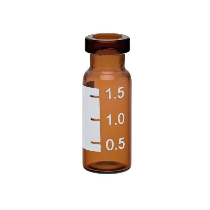 2.0 ml Amber Graduated Glass Vial with Cap, Case of 1000 R4578