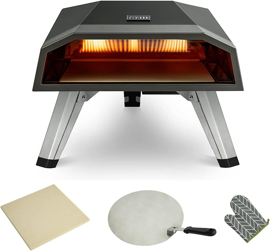 Outdoor Gas Pizza Oven with Pizza Stone and Pizza Peel B28459