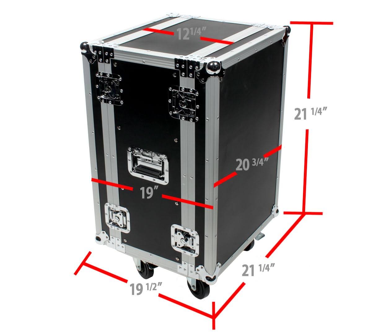 16 Space ATA Effects Rack Case with Casters V6969