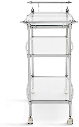 Metal Bar Cart in Chrome H95439