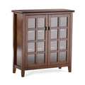 Solid Wood 38 inch Wide Medium Storage Cabinet K75257