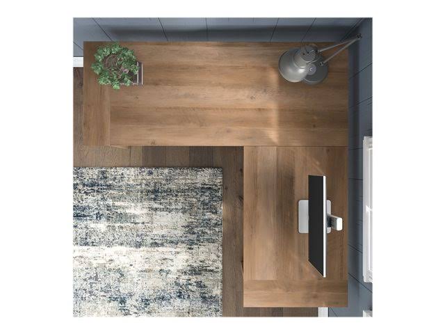 L Shaped Desk with 2 Drawer File Cabinet X2212