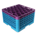 30 Compartment Lavender Glass Rack with 5 Extenders A38405