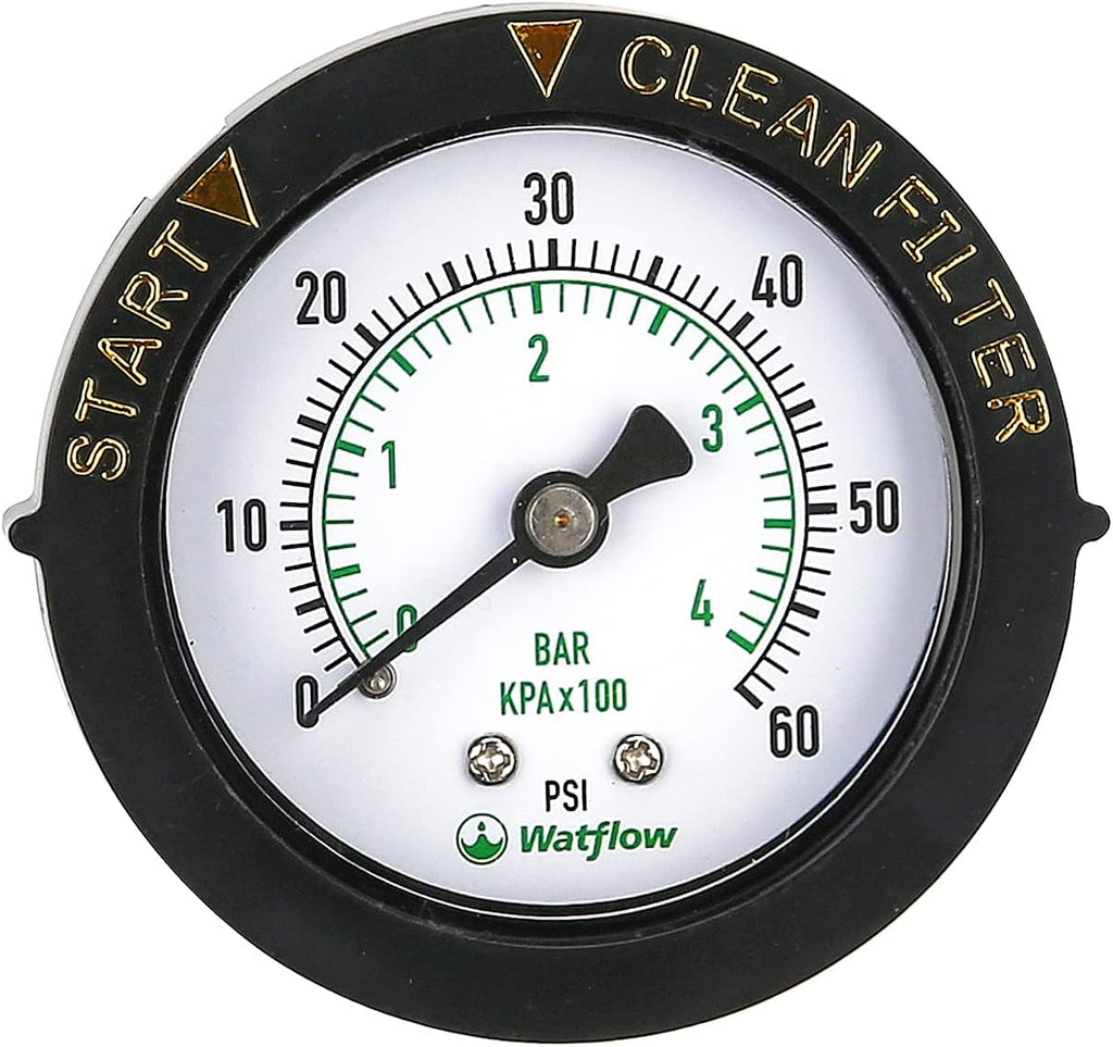 2 Dial Glycerine Filled Pool Filter Pressure Gauge S11119