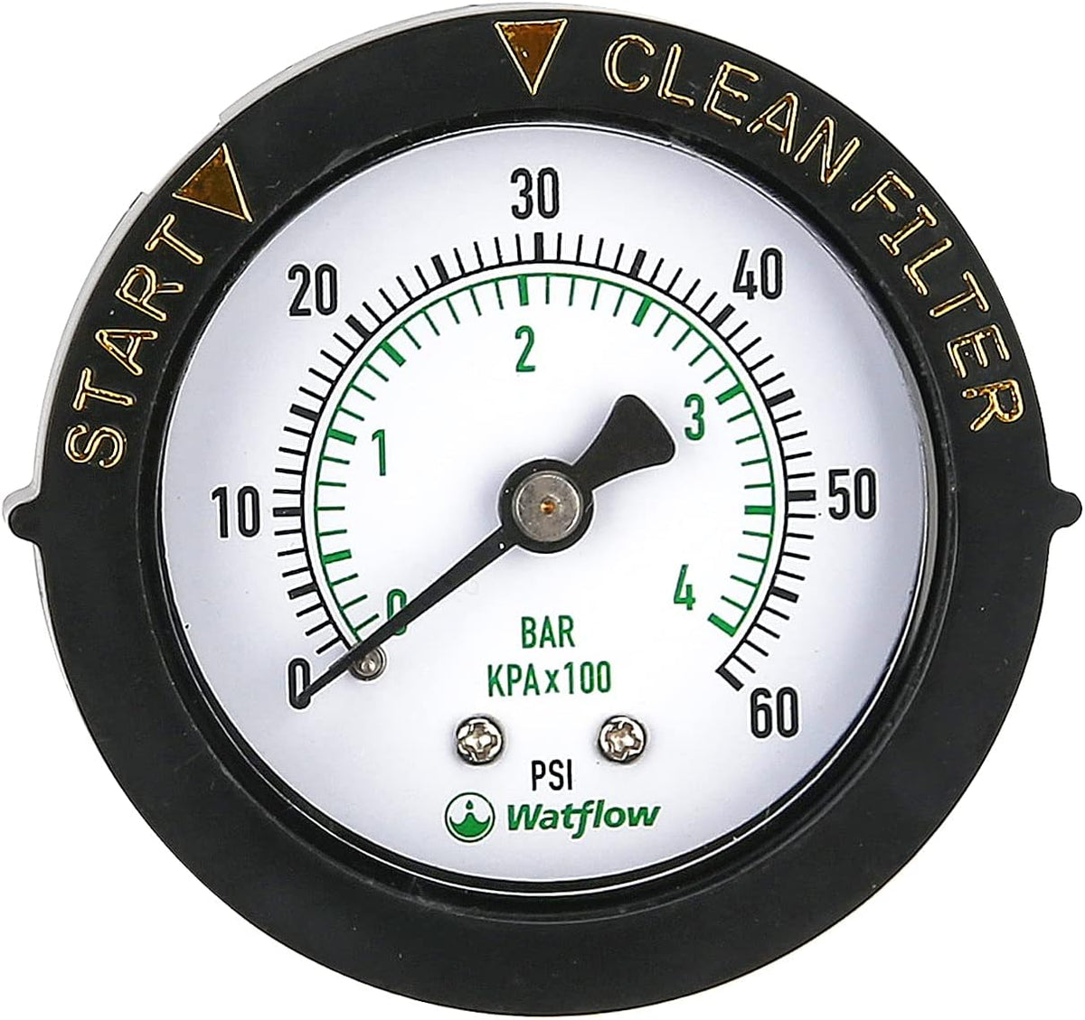 2 Dial Glycerine Filled Pool Filter Pressure Gauge S11119