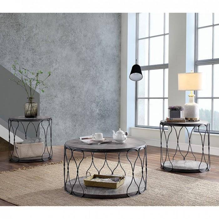 Gray End Table G330