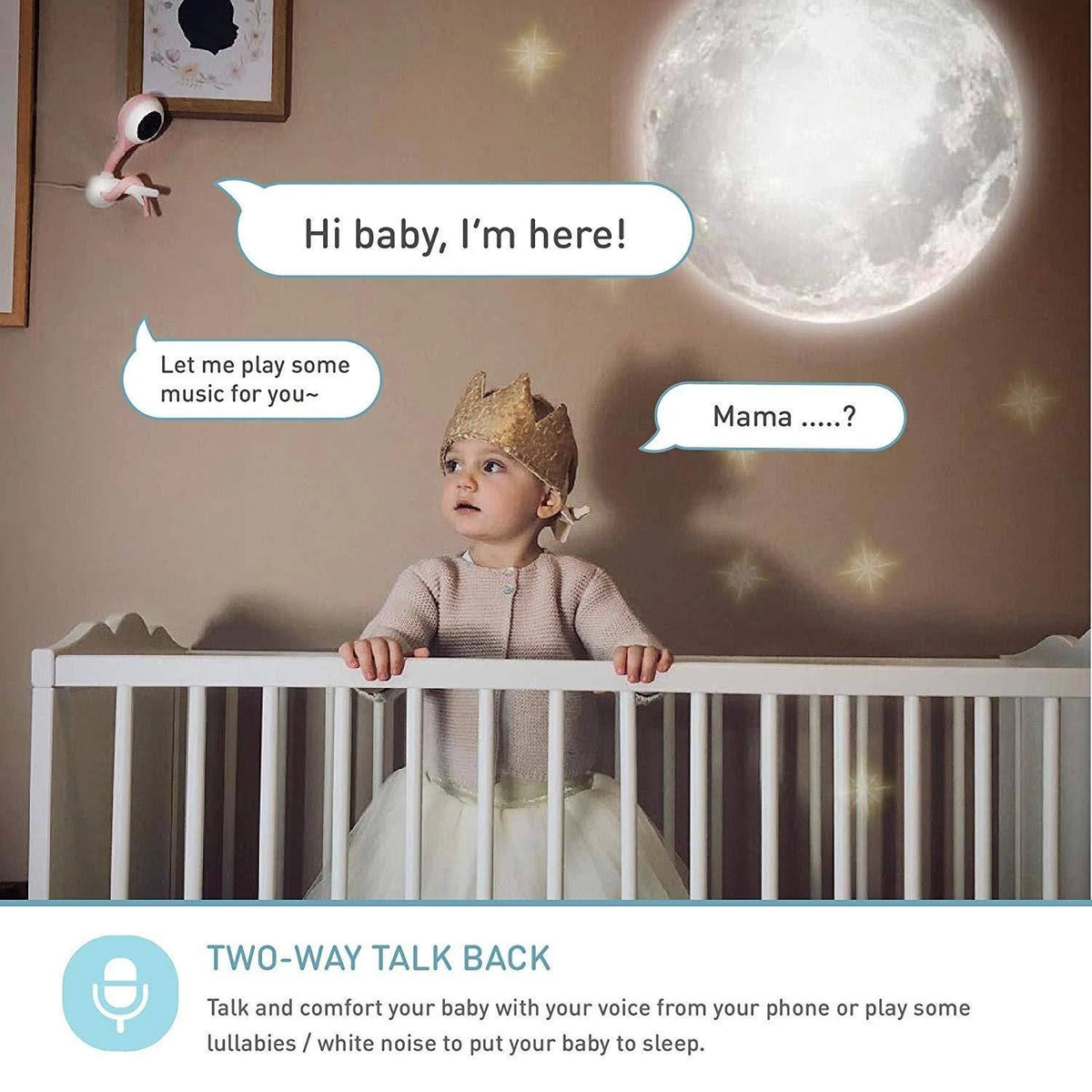 Baby Camera with True Crying Detection F616