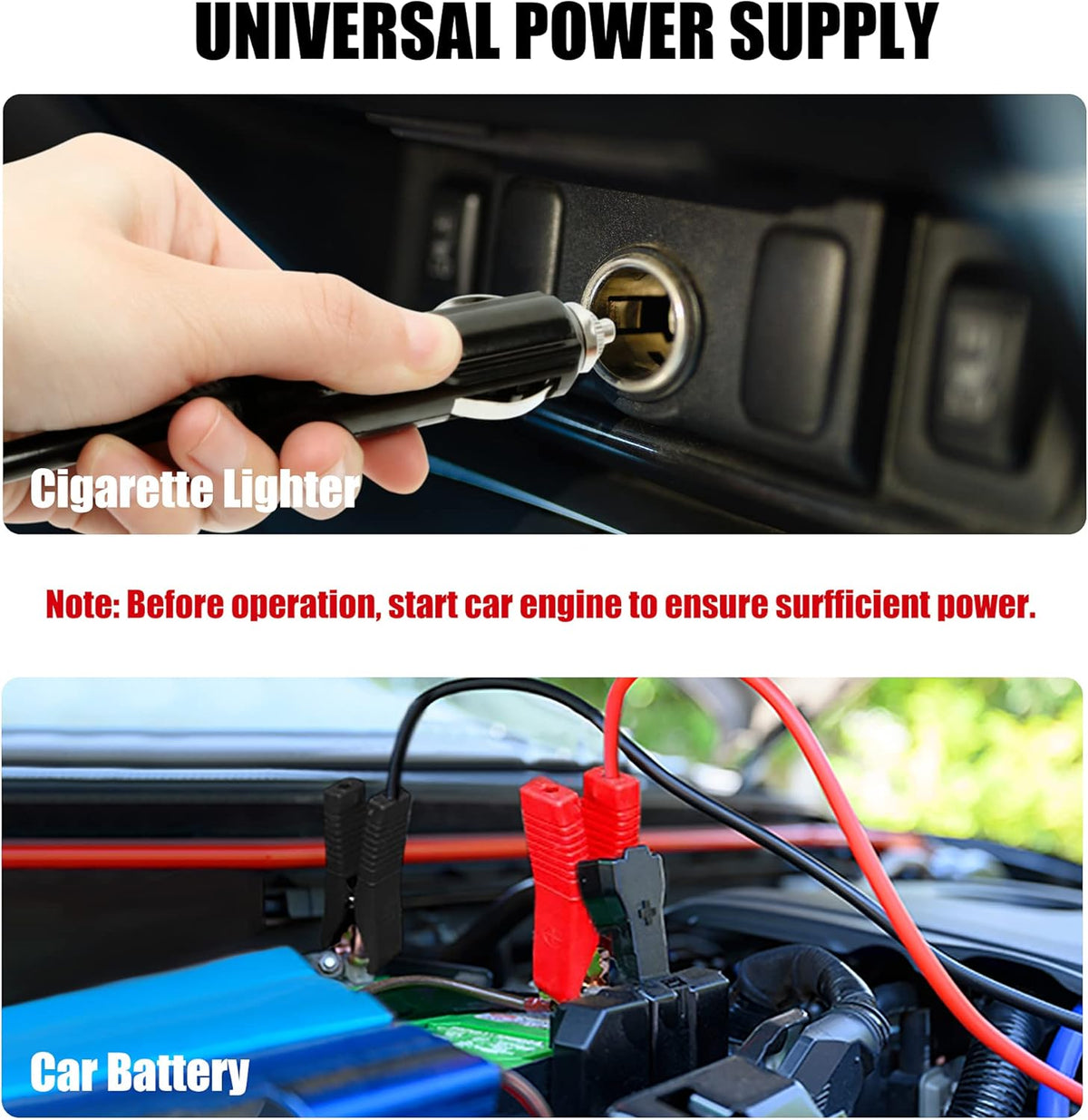 3 Ton Electric Car Jack with Electric Wrench and Inflator Pump Q44393