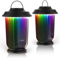 Outdoor Bluetooth Speaker with LED Lights, 2 Pack Z6240