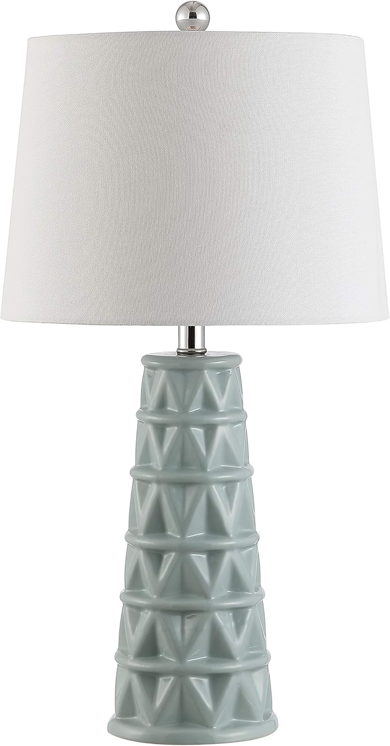 Soft Blue Ceramic 26-inch Table Lamp Z433273