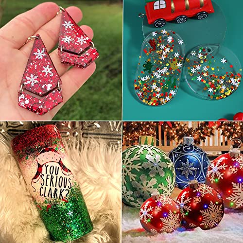 15 Colors Holographic Chunky Cosmetic Sequins with Brush 5 Spoons V3318