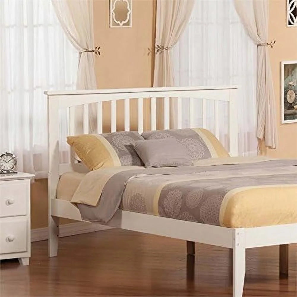 White Queen Spindle Headboard B2251
