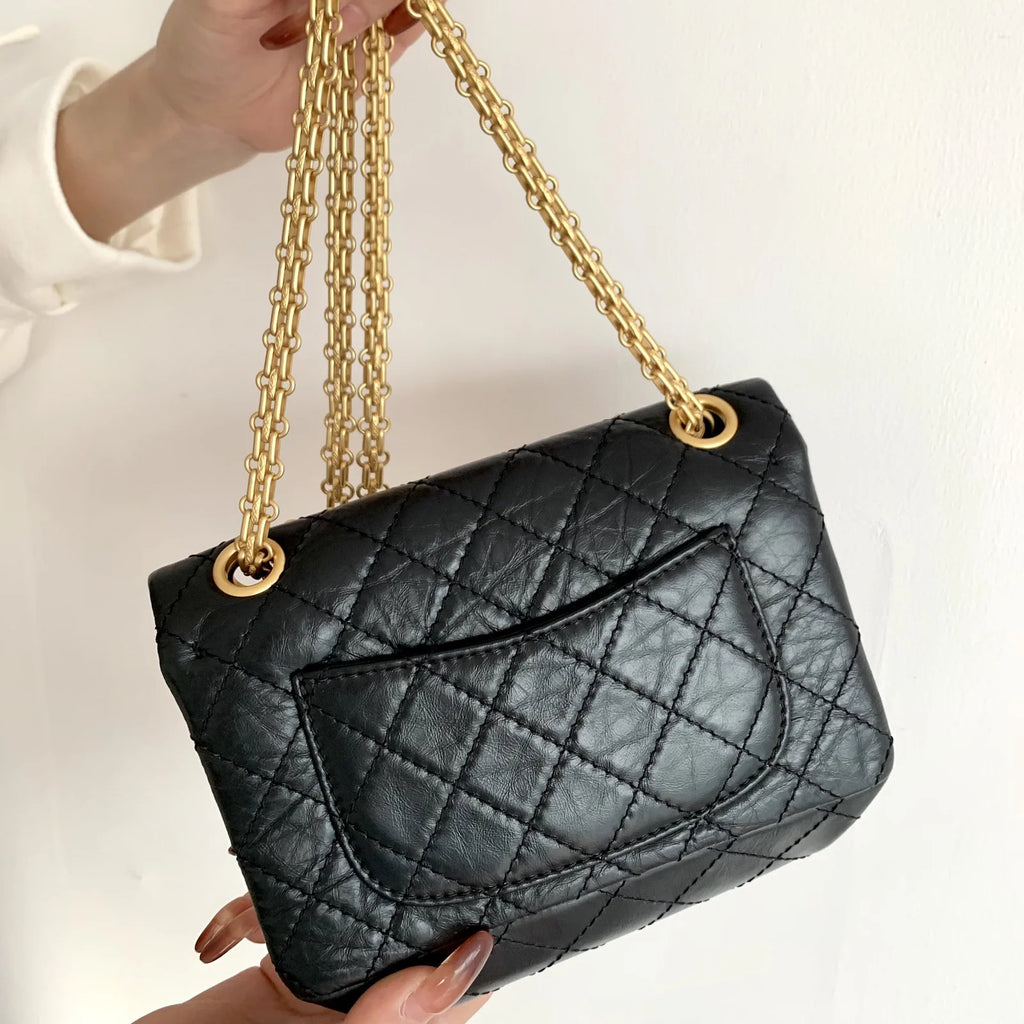 Black Mini 2.55 Handbag M9707