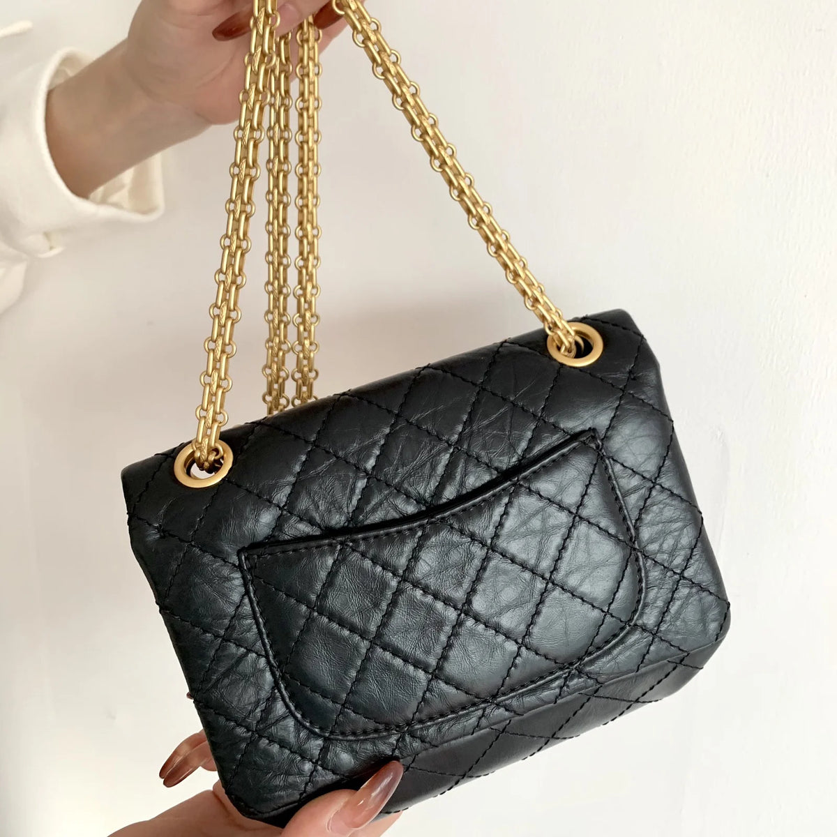Black Mini 2.55 Handbag M9707