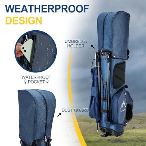 14-Way Golf Stand Bag with Rain Cover A1290