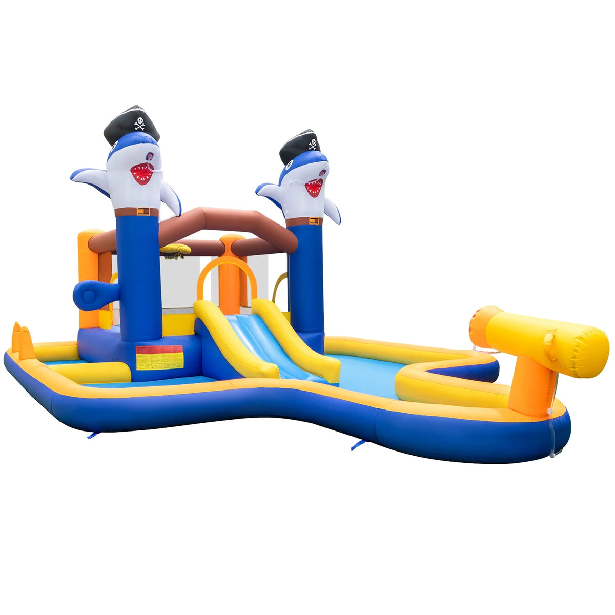 Inflatable Water Slide Park Bounce House Splash Pool K6386