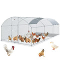 Large Metal Chicken Coop 19.7x9.8x6.6 ft V297
