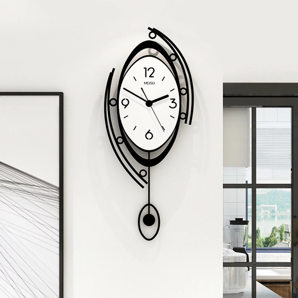 Large 3D Metal Wall Clock V162779