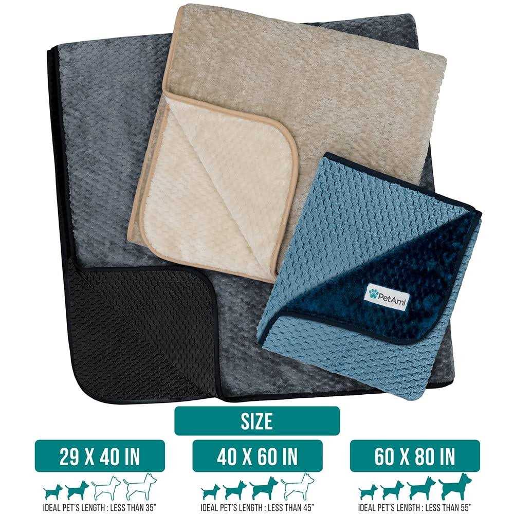 Sherpa Fleece Waterproof Waffle Cat & Dog Blanket A250