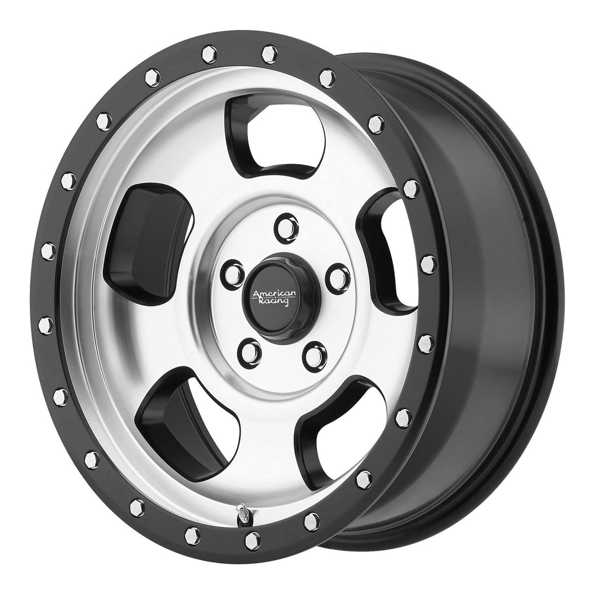 Machined Black 15x8 5x5.5 -19mm Wheels K409