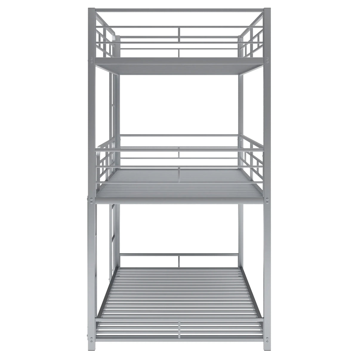 Metal Twin-over-Twin-over-Twin Bunk Bed J273