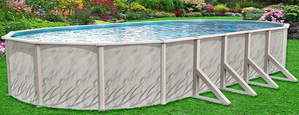 12' x 24' x 52 Oval Above Ground Swimming Pool N638