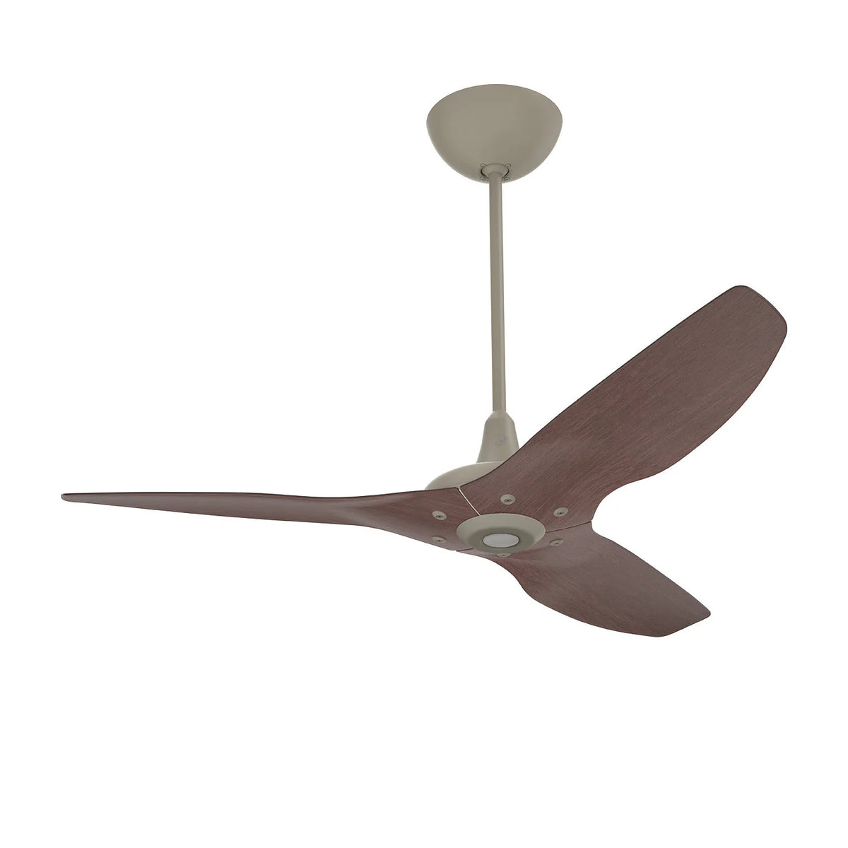 52 Ceiling Fan with Cocoa Bamboo Blades and Satin Nickel Finish G722