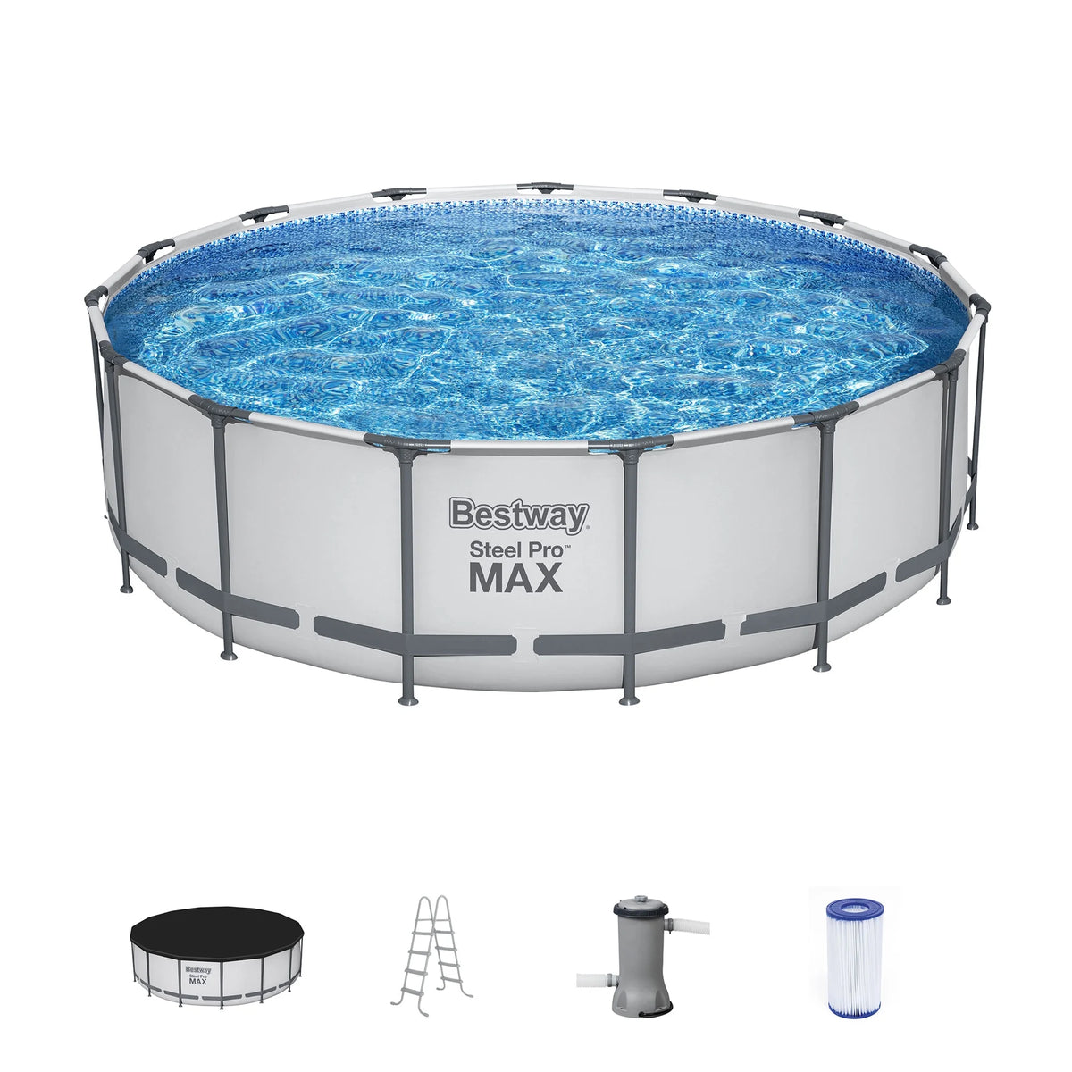 15' x 42 Round Above Ground Swimming Pool Set U6474