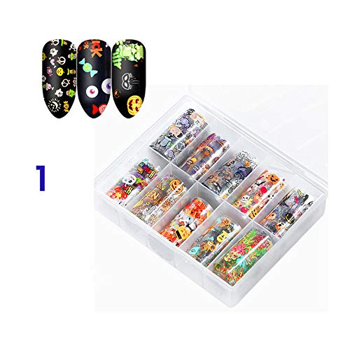 Holiday Nail Art Transfer Foils Stickers Decals W5262
