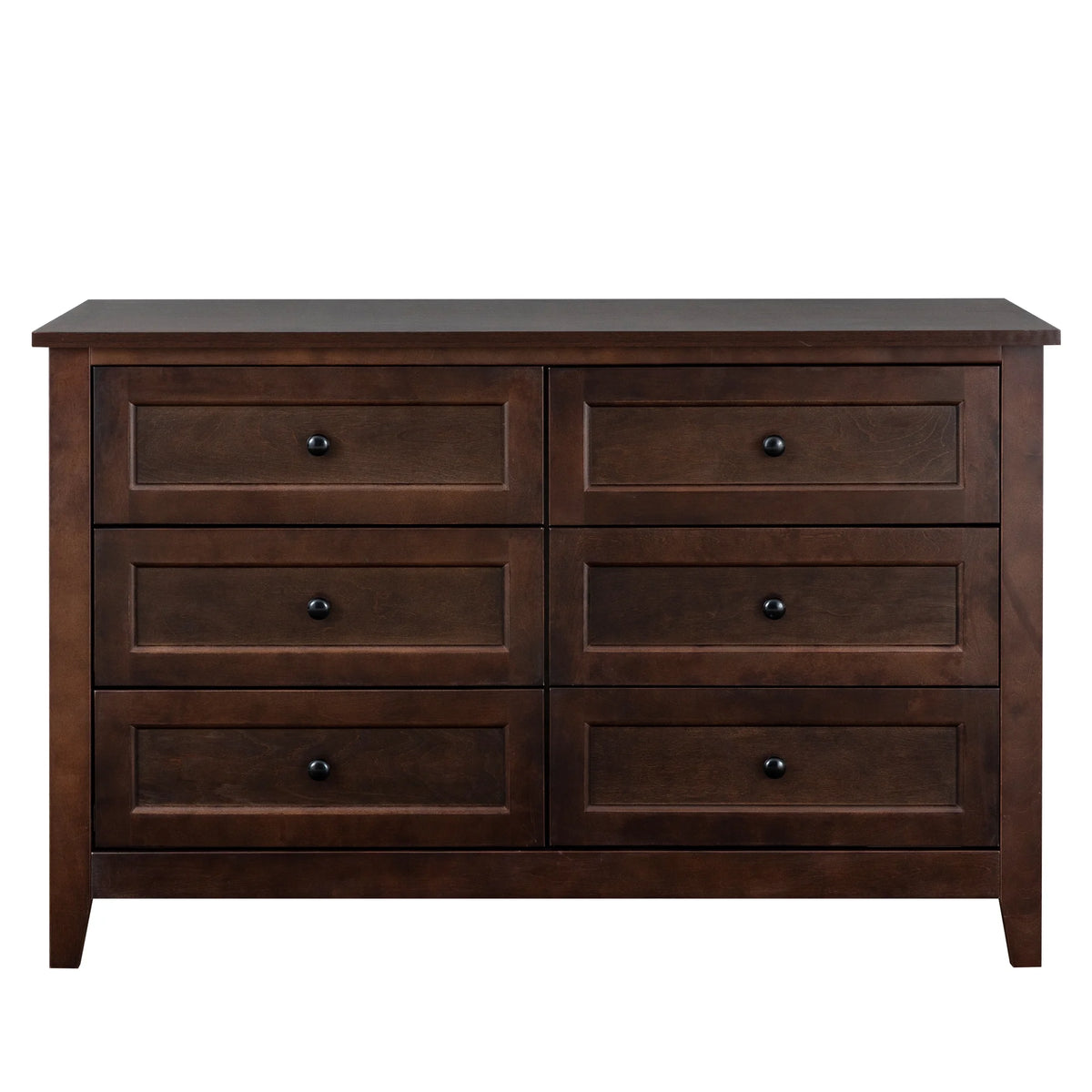 6 Drawer Wood Dresser C15036