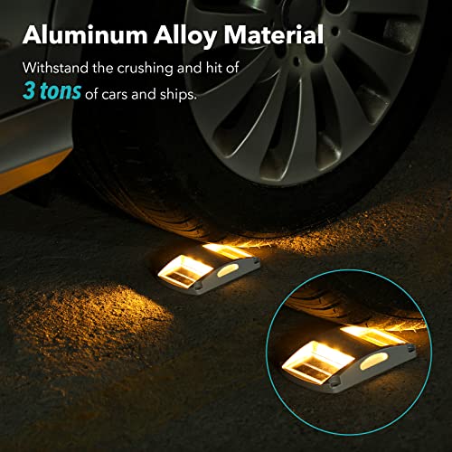 12 Pack Solar Waterproof LED Driveway Marker Lights N8883