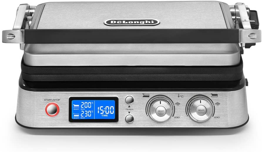 1800W Digital Grill, Griddle & Waffle Maker P490