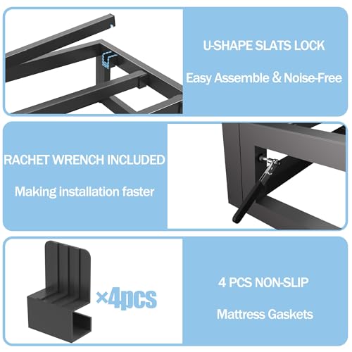 6 Inch Queen Metal Platform Bed Frame G29878