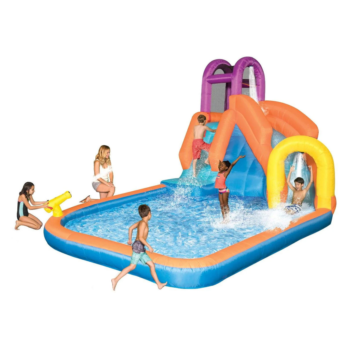 Inflatable Water Park with Chaise Lounger K4385