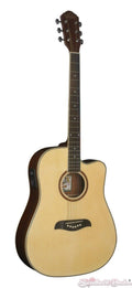 Dreadnought Acoustic Electric Guitar Natural K481