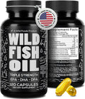 Omega 3 Fish Oil Supplement, 120 Capsules H91225