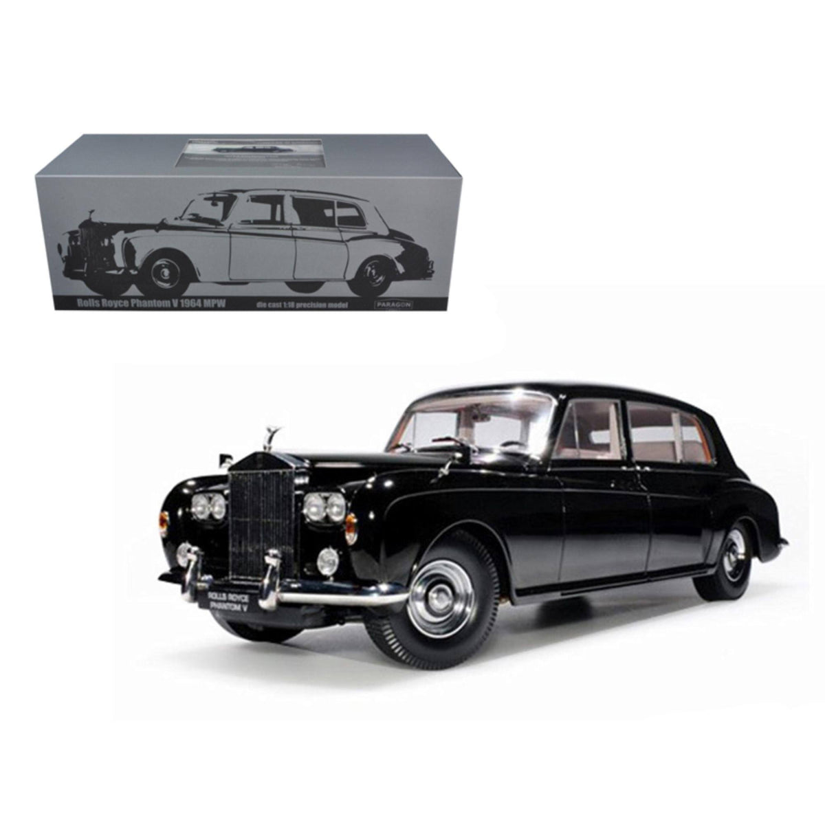 Black 1/18 Diecast Model Car X30726