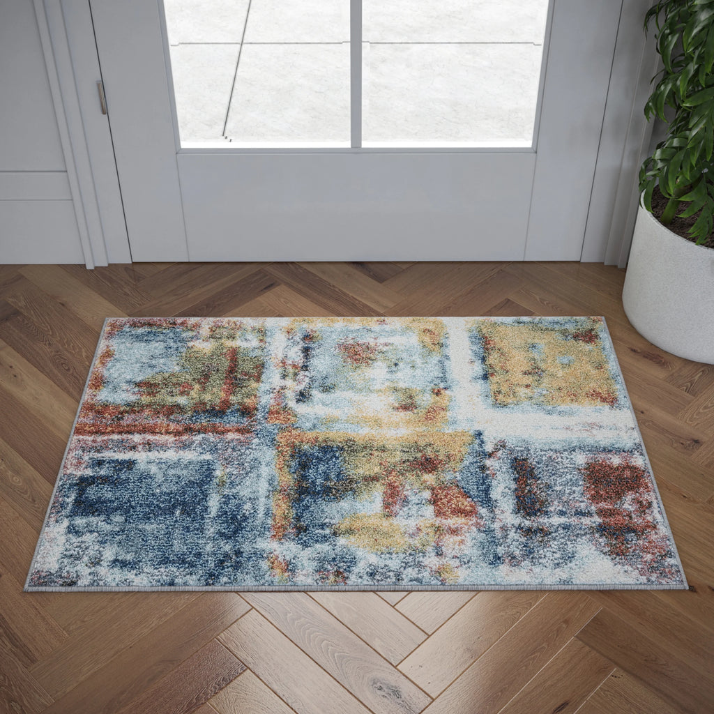 Navy 2x3 Area Rug F7463
