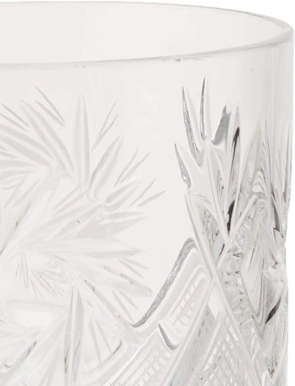 Set Of 6 11-Oz Crystal Whiskey Glasses X39519