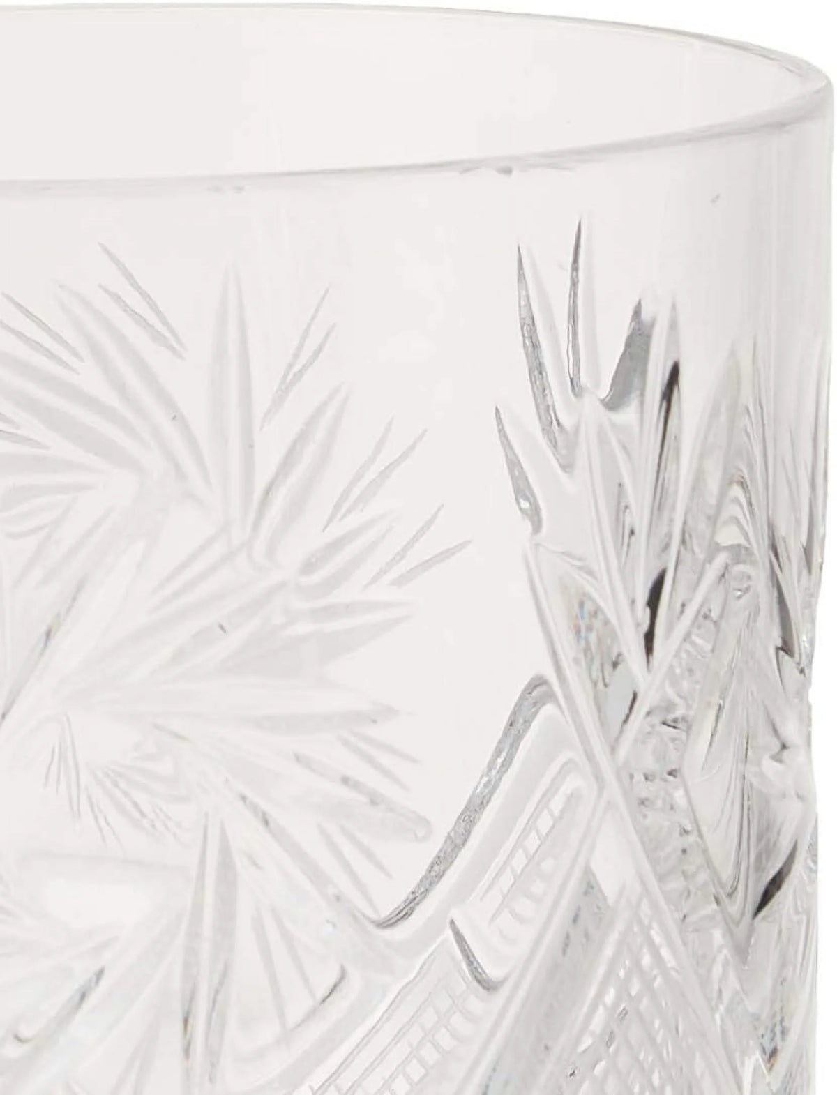 Set Of 6 11-Oz Crystal Whiskey Glasses X39519