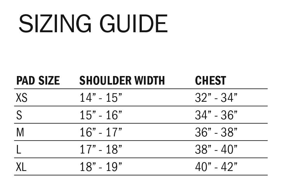 Shoulder Pad, Small A715